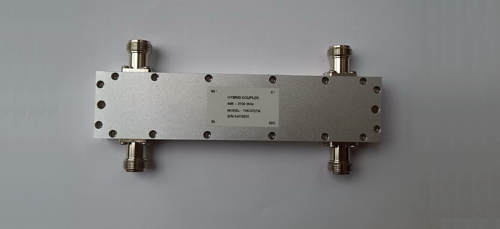 THC0727N 698-2700MHz 3dB 90 degree hybrid coupler