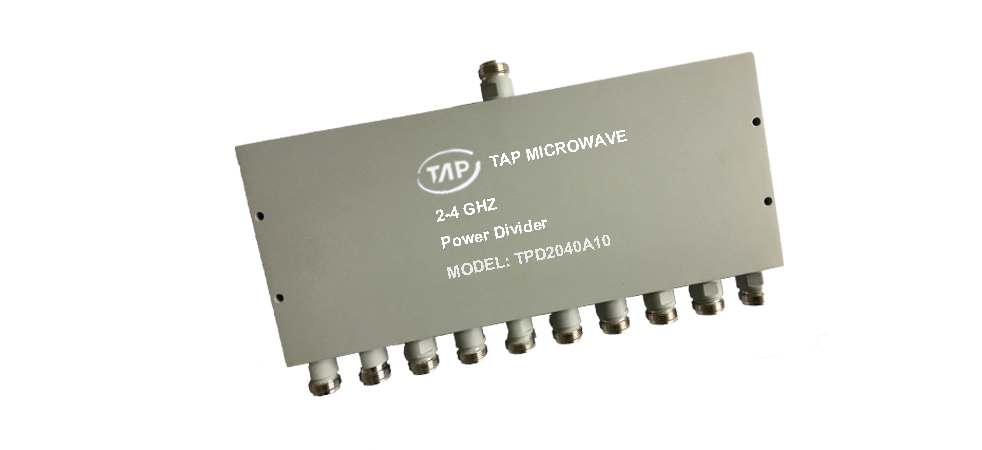 TPD2040N10 2-4GHz 10 way power divider