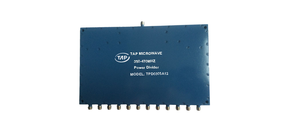 TPD0305A12 350-470MHz 12 Way Power Divider