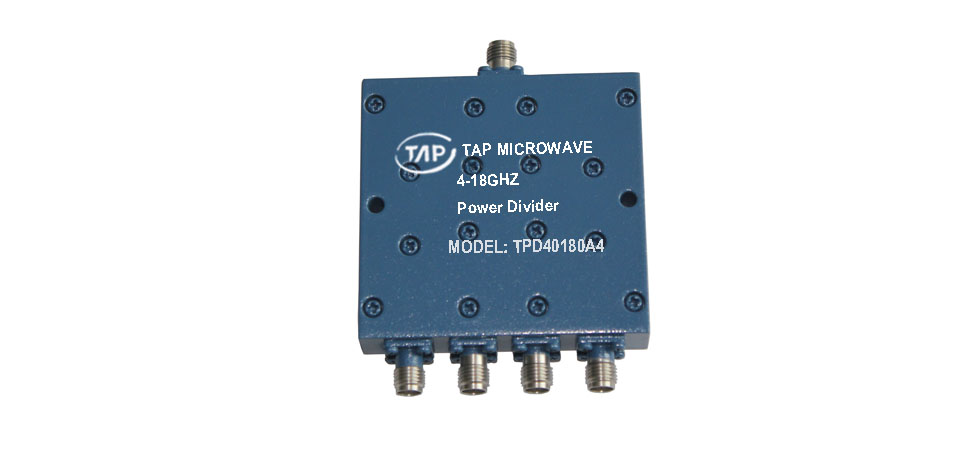 TPD40180A4 4-18GHz 4 way power divider