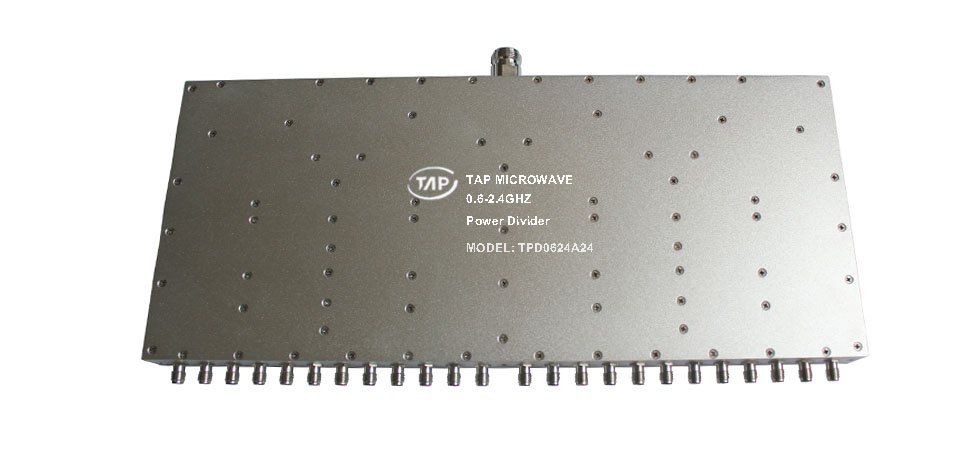 TPD0624A24 0.6-2.4GHz 24 way Power Divider