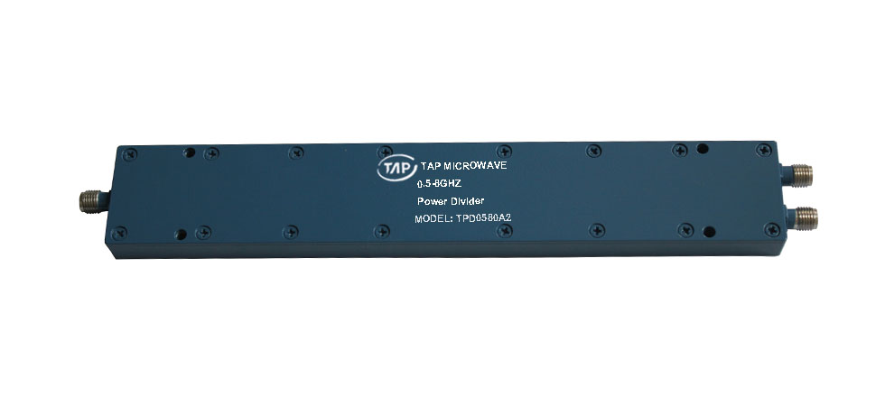 TPD0580A2 0.5-8GHz 2 way Power Divider