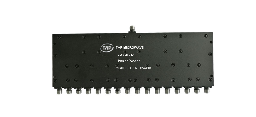 TPD70124A16 7-12.4GHz 16 way power divider
