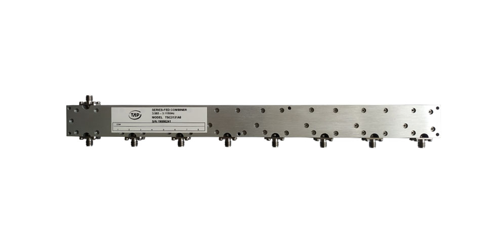 TSC3131A8 3085-3115MHz 8 way Series-fed Combiner