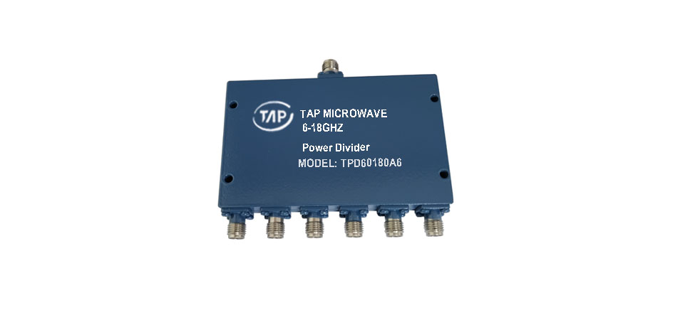 TPD60180A6 6-18GHz 6 way power divider