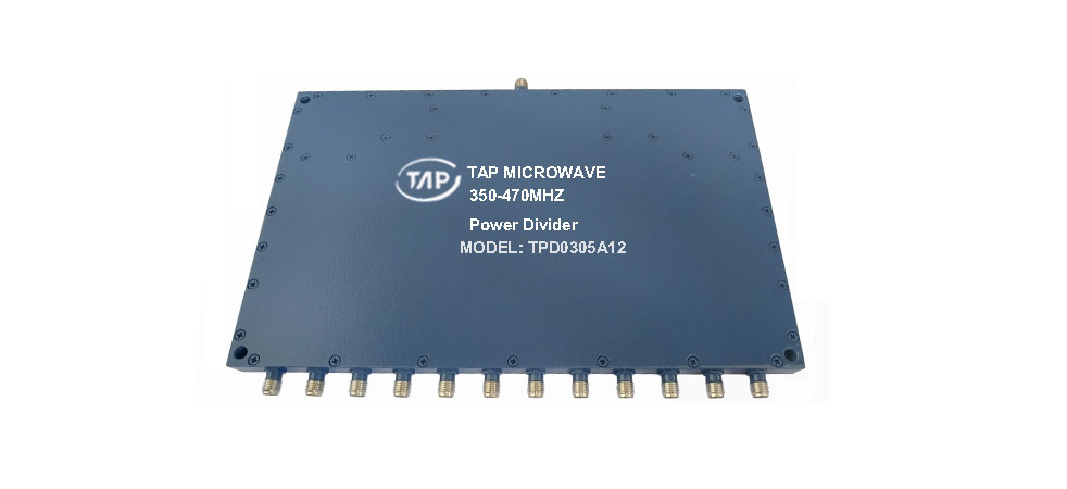 TPD0305A12 350-470MHz 12 way Power Divider