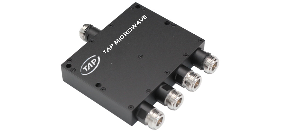 TPD1040N4 1-4GHz 4 way power divider